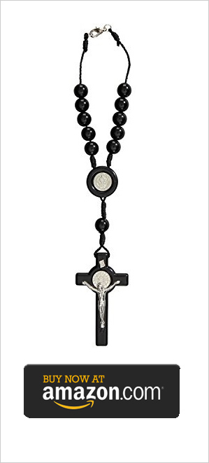 St. Benedict Skull Catholic Rosary, Memento Mori. All Skull 11mm Beads.  Black Matte & Bone White. Your Choice of Saint Medal. 550 Paracord - Etsy