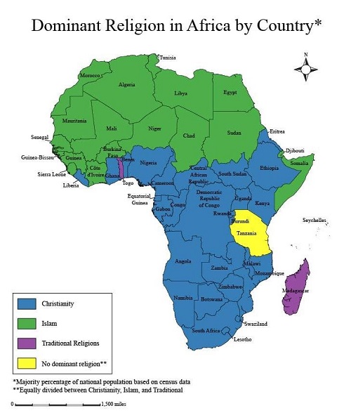 Dominant-Religions-in-Africa