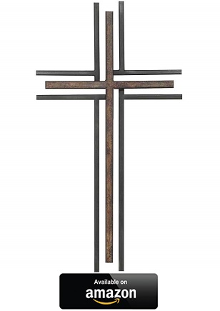 Double-Layer-Decorative-Metal-Wall-Cross