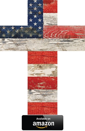 GRAHAM-DUNN-American-Flag-Patriotic-wall-cross