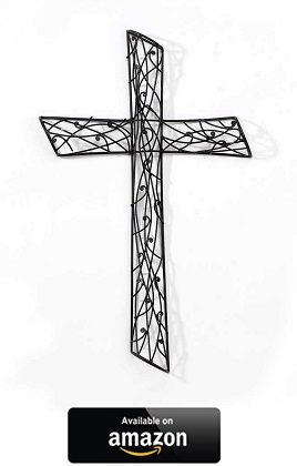 Intertwined-Vines-Metal-Decorative-Hanging-Wall-Cross