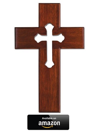 Mahogany-Wood-Wall-Cross