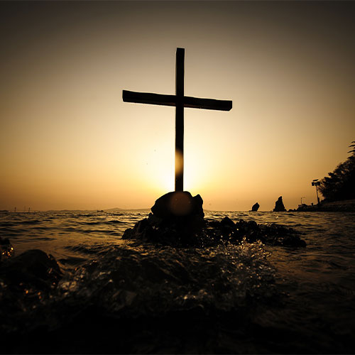 cross-water-sunset-title-image